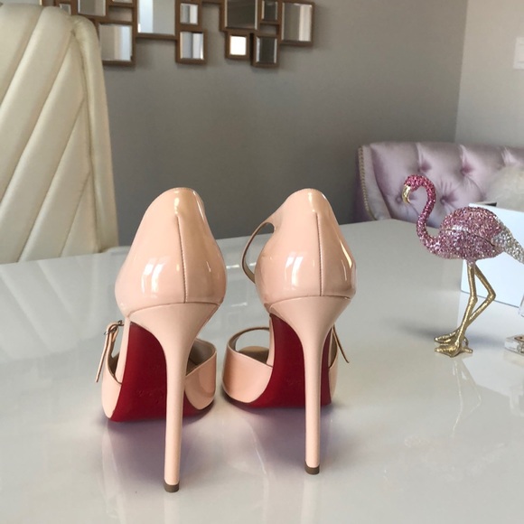 Christian Louboutin Catchy Two Red Sole Pumps - Picture 5 of 5